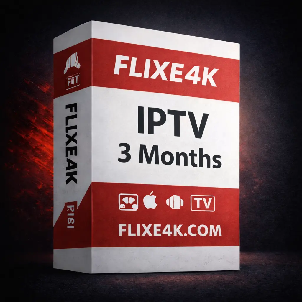 3 months IPTV subscription box – FLIXE4K premium streaming service