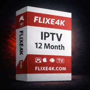 12 months IPTV subscription box – FLIXE4K premium streaming service