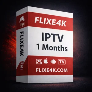 1 month IPTV subscription box – FLIXE4K premium streaming service